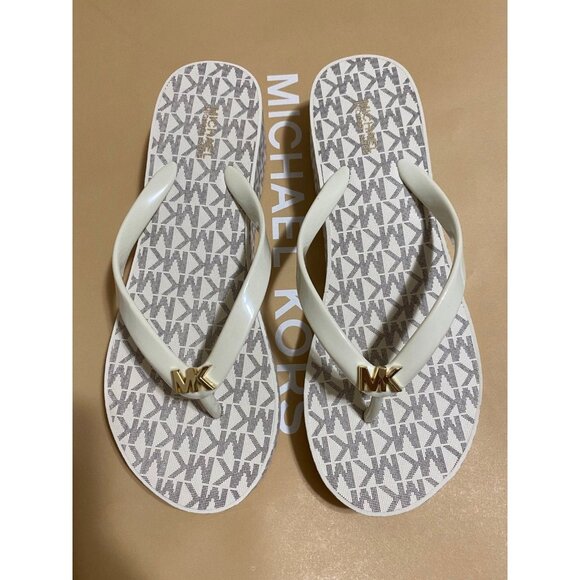 Michael Kors Flip flop Vanilla - Picture 1 of 9